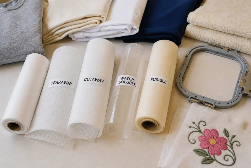 Types of embroidery stabilizer