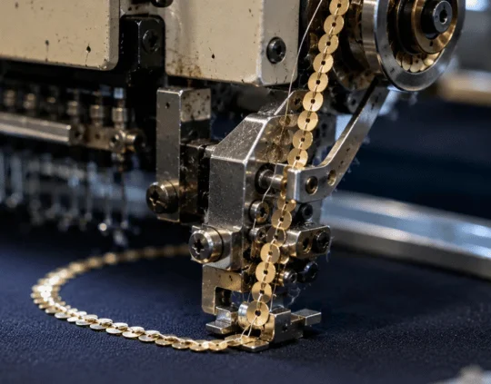 Sequin embroidery machine
